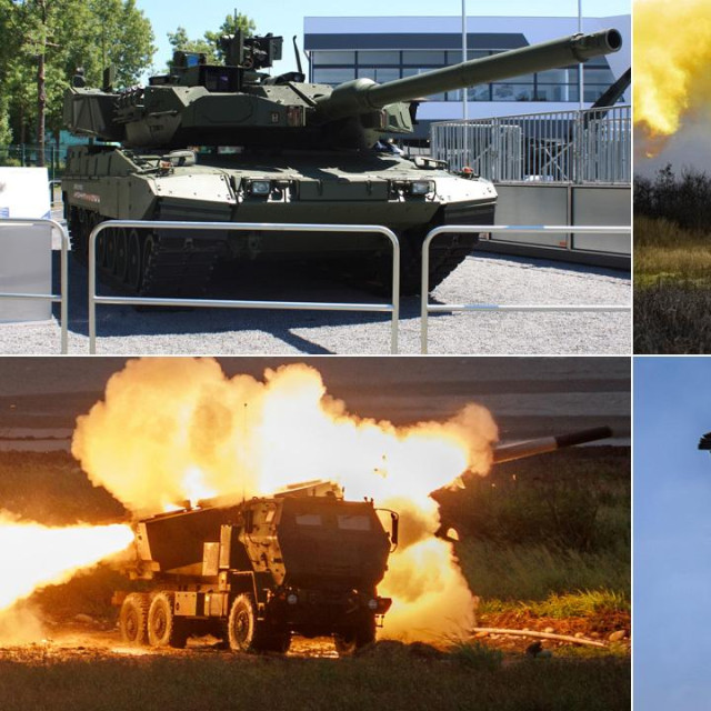 Leopard 2A8, haubica Caesar, raketni sustav HIMARS i Dassault Rafale HRZ-a