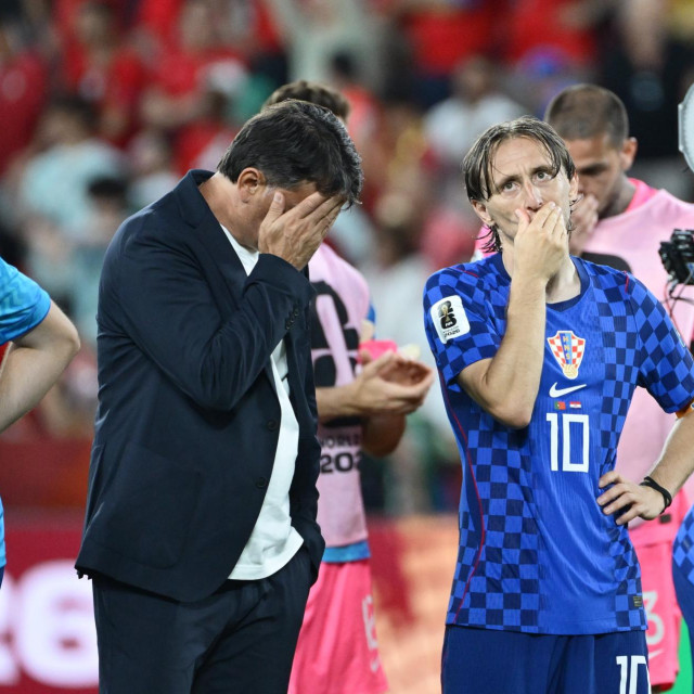 Zlatko Dalić i Luka Modrić