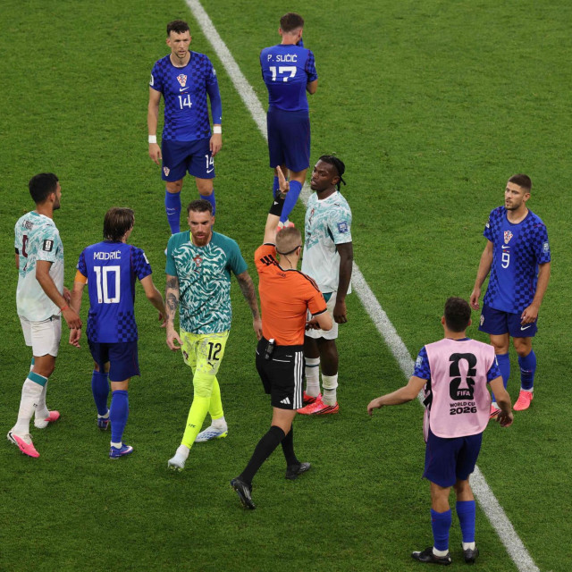 Sudac Espen Eskas tijekom utakmice Hrvatska - Portugal