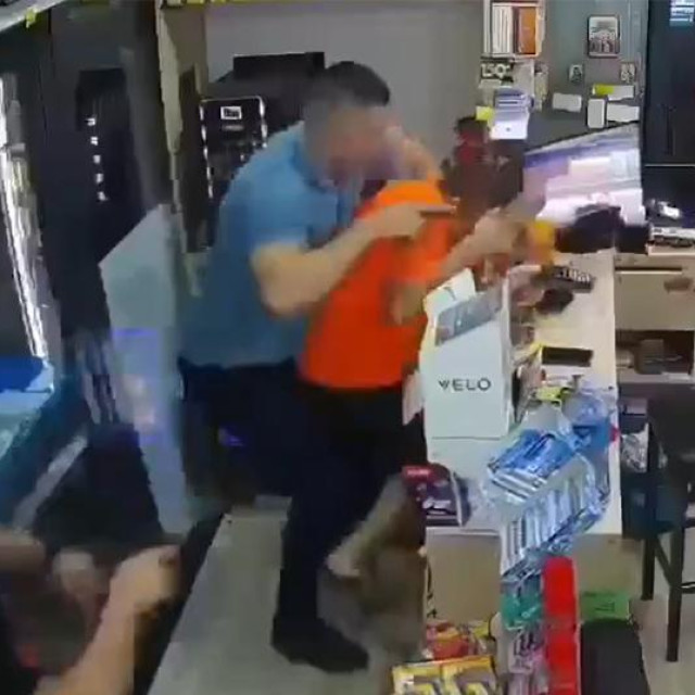 Uhićenje su snimile nadzorne kamere