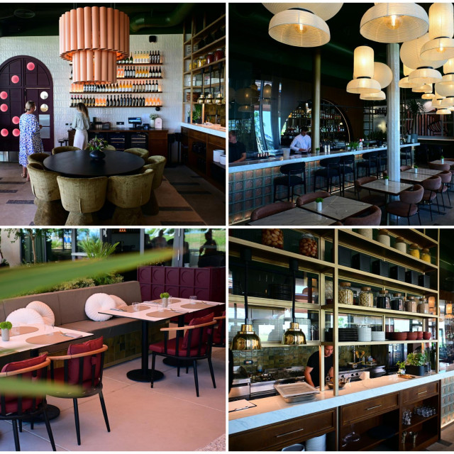 Prostor je pomno osmišljen kako bi pratio priču restorana
 