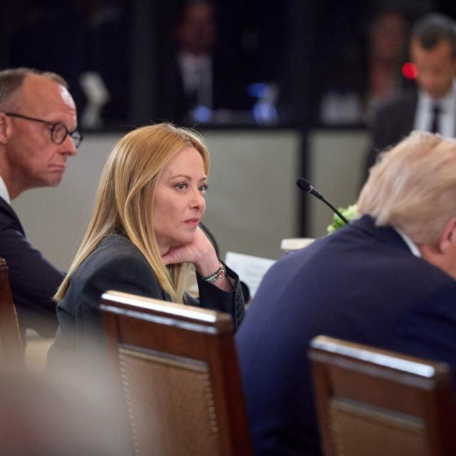 Giorgia Meloni i Donald Trump