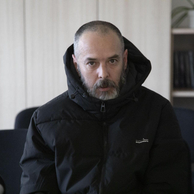 Leopold B. u sudnici Županijskog suda u Velikoj Gorici