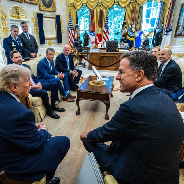 Donald J Trump i Mark Rutte
