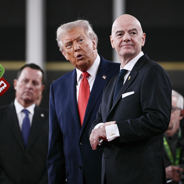 Predsjednik FIFA-e Gianni Infantino i predsjednik SAD-a Donald Trump