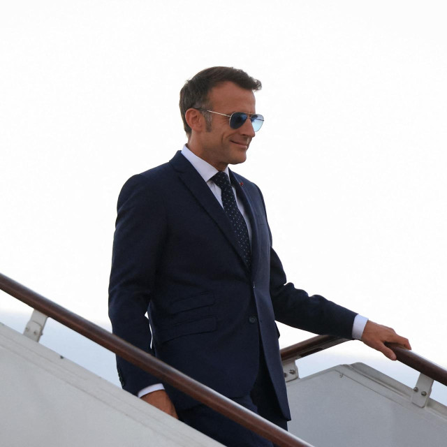 Emmanuel Macron stiže u Damask