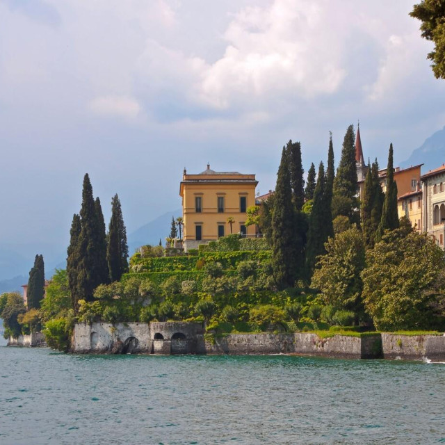 Jezero Como; ilustracija