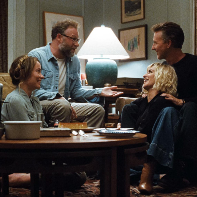 Olivia Wilde, Seth Rogen, Edward Norton i Penélope Cruz u filmu ”Poziv”