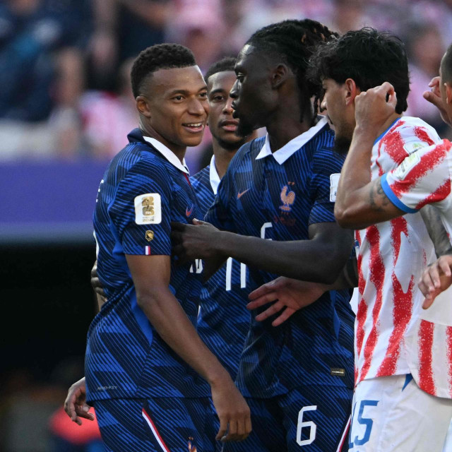 Kylian Mbappe na utakmici Francuske i Paragvaja