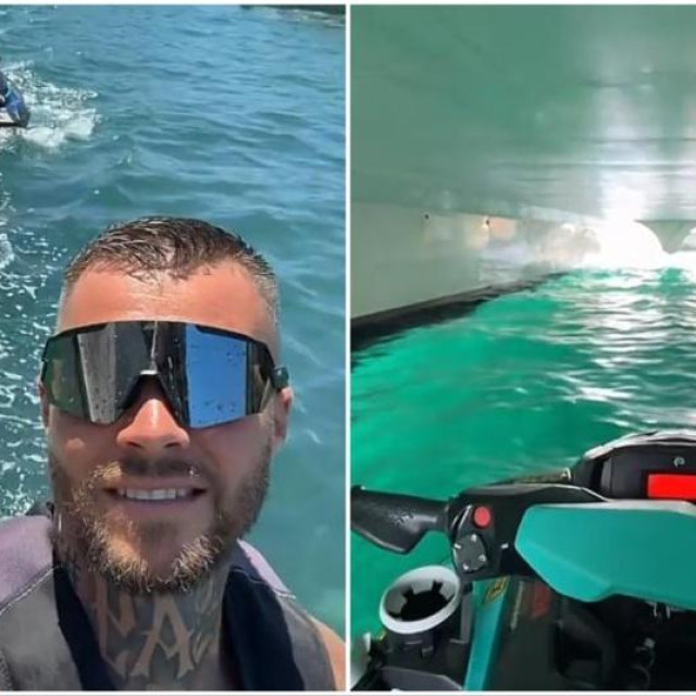 Ludovanje jet-skijem po zadarskoj luci