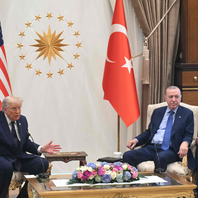 Donald Trump i Recep Tayyip Erdogan tijekom susreta u Ankari