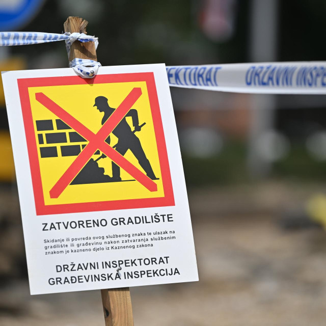 Zatvoreno gradilište na križanju Savske i Vukovarske