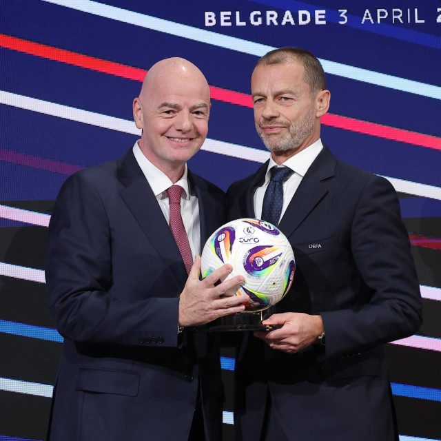 Prvi čovjek FIFA-e Gianni Infantino i predsjednik UEFA-e Aleksander Čeferin imaju različite stavove oko Rusije