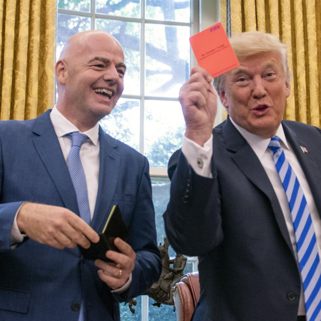 Crveni karton je precijenjen, složili su se ovih dana Gianni Infantino i Donald Trump