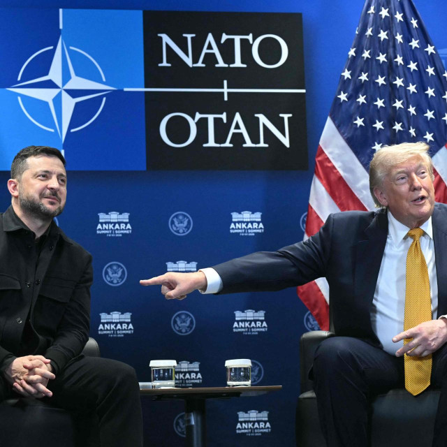 Volodimir Zelenski i Donald Trump na NATO summitu  u Ankari
