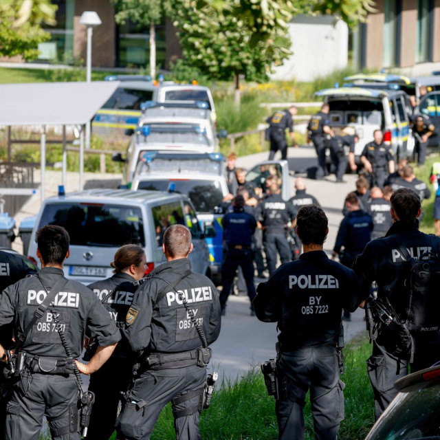 Policija na lokaciji napada