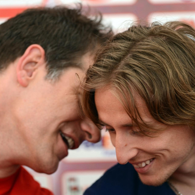 Slaven Bilić i Luka Modrić, 2012.