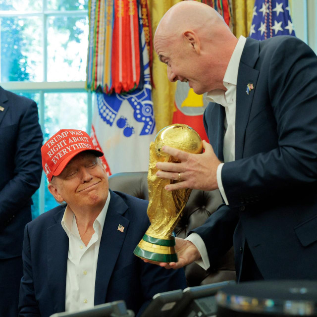 Donald J. Trump i Gianni Infantino