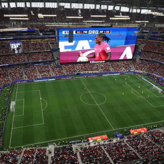 Stadion u Dallasu tijekom utakmice Portugal - Španjolska