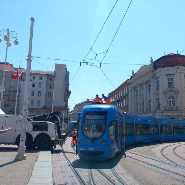 Zastoj na Trgu bana Jelačića
