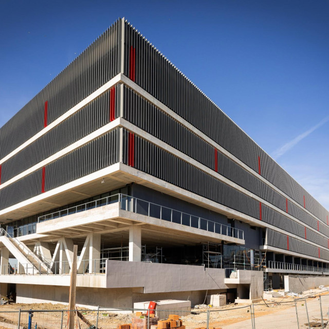 Zgrada Tehnološkog parka na Dračevcu koja je pri kraju s izgradnjom