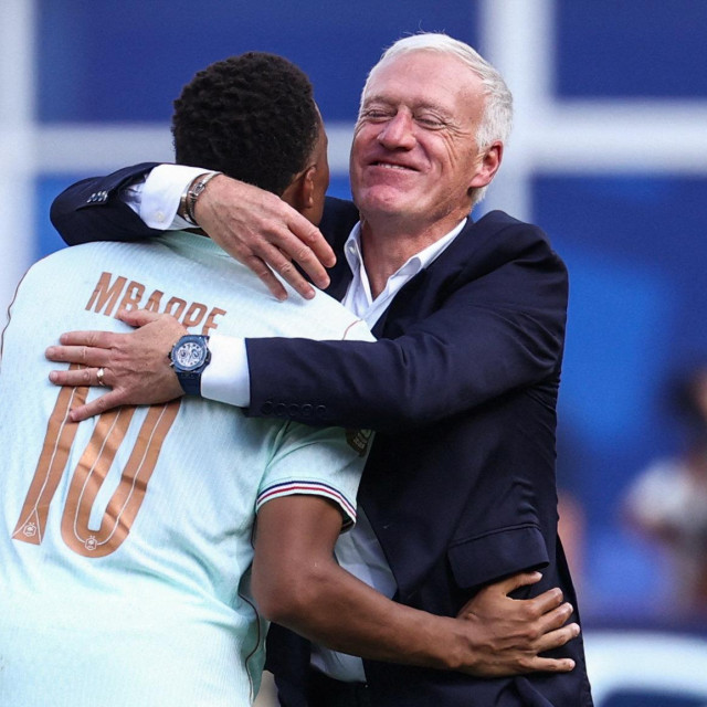 Kylian Mbappe i Didier Deschamps