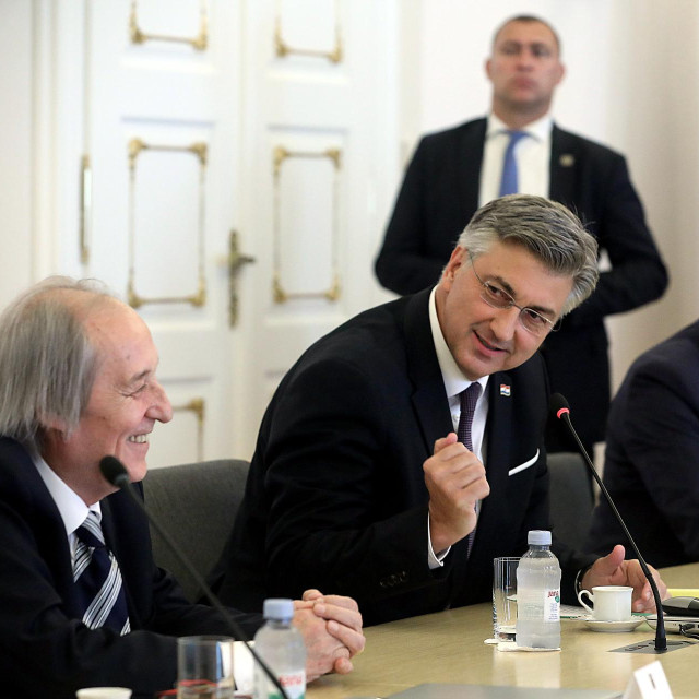 Furio Radin i Andrej Plenković
 