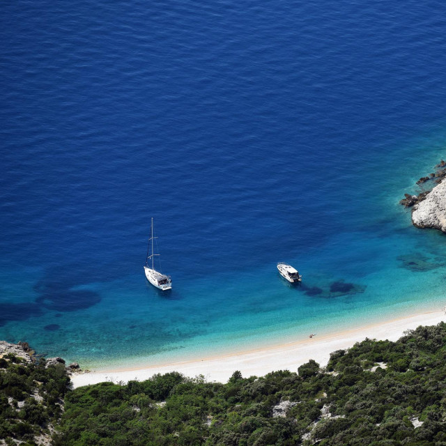 Pogled na plažu iz Lubenica