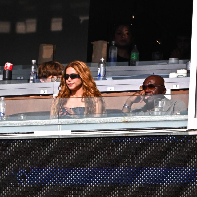 Shakira na utakmici Francuske i Maroka