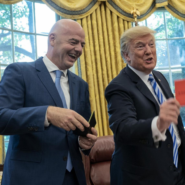 Gianni Infantino i Donald Trump