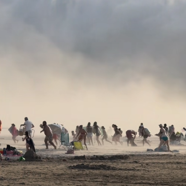 Panika na plaži u Hendayeu