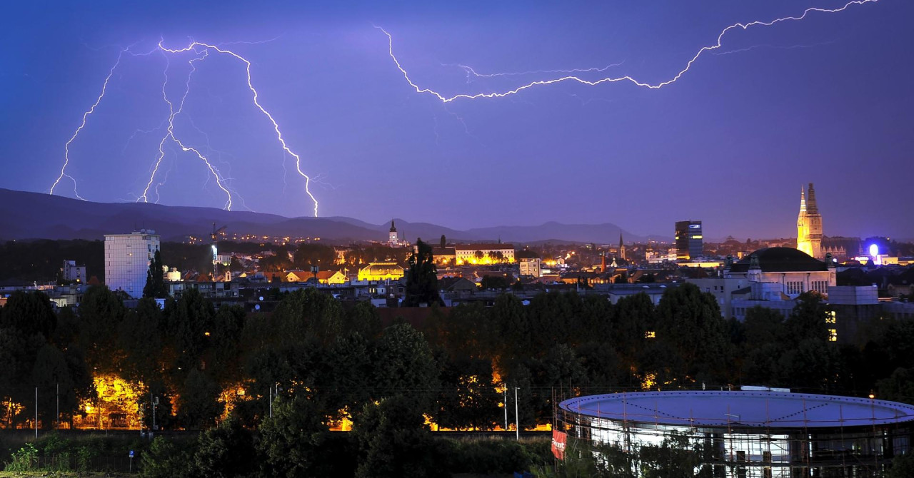 Državni hidrometeorološki zavod izdao narančasto upozorenje za zagrebačku i osječku regiju