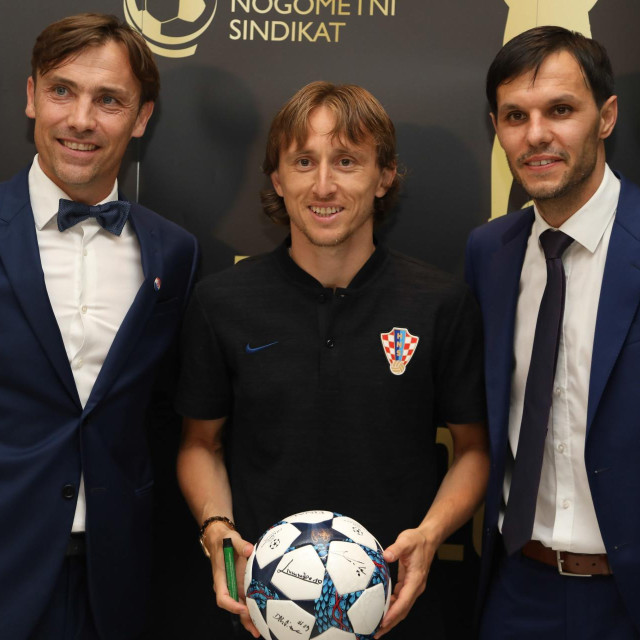 Dario Šimić, Luka Modrić i Mario Jurić