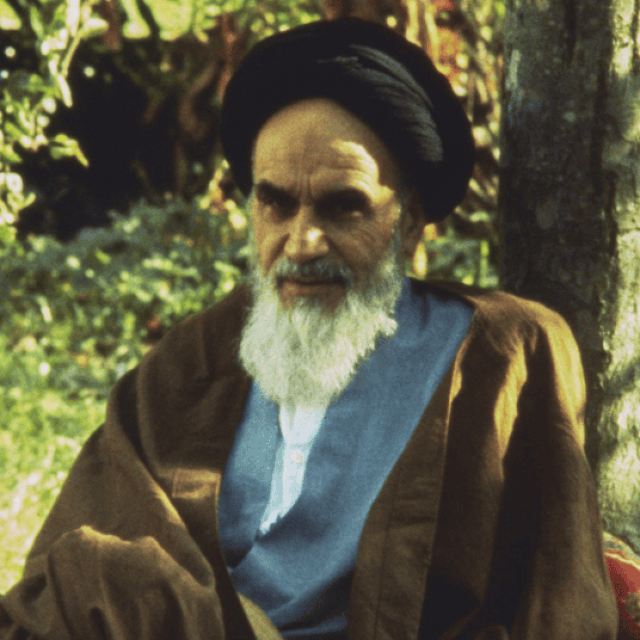 Ajatolah Ruholah Homeini; prizor iz Iransko-iračkog rata 1980.; prosvjedi nakon izbora 2009.; policija provjerava žene tijekom prosvjeda nakon ubojstva Mahse Amini