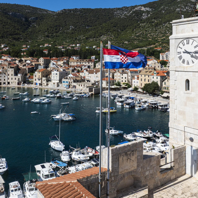 Komiža, otok Vis (ilustracija)