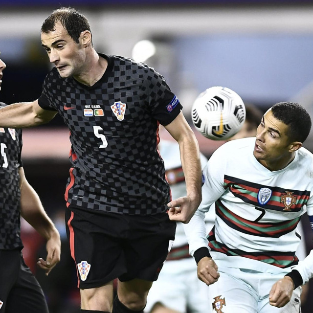 Mile Škorić i Cristiano Ronaldo