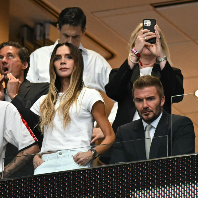 David, Victoria Beckham i Cruz Beckham