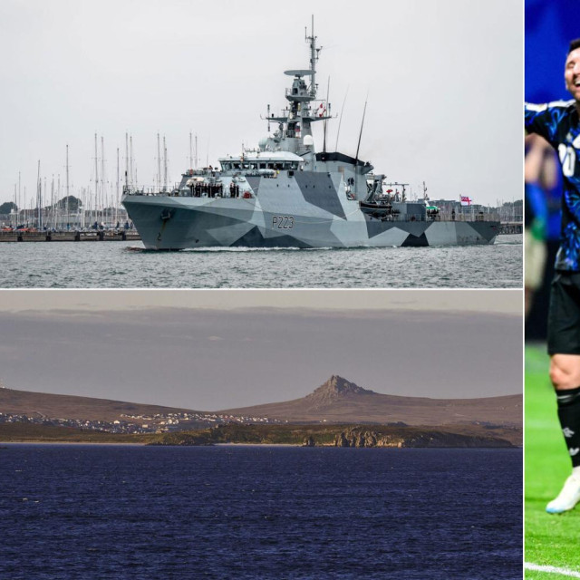 HMS Medway, Falklandski otoci i provokacija Argentinaca