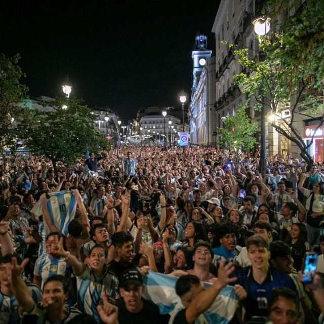 Slavlje na ulicama Madrida