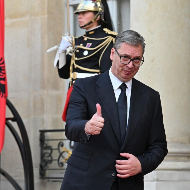 Aleksandar Vučić u Parizu