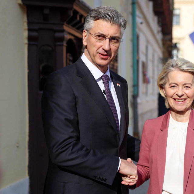 Andrej Plenković i Ursula von der Leyen