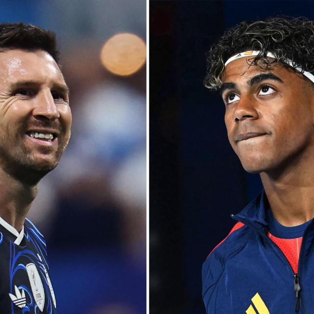 Lionel Messi i Lamine Yamal