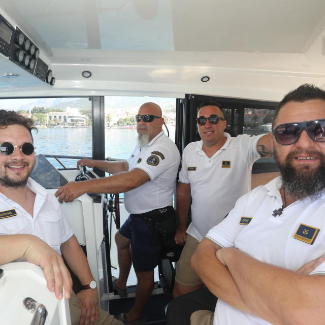 Nazario Kostanić, Toni Mladinov, Marin Puharić i Marino Popović