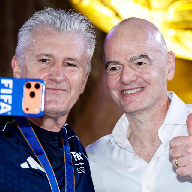Bivši hrvatski reprezentativac Davor Šuker i Gianni Infantino