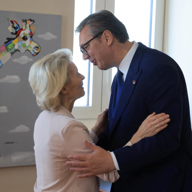 Ursula von der Leyen i Aleksandar Vučić