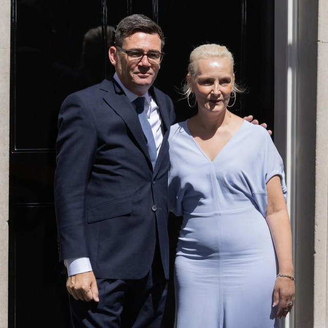 Andy Burnham i Marie France van Heel