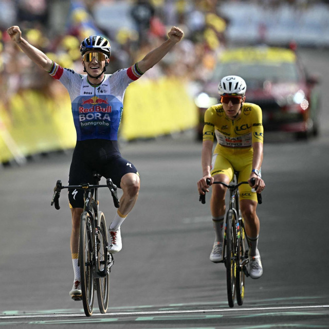 Remco Evenepoel nadmašio je Tadeja Pogačara u 15. etapi na Plateau de Solaison