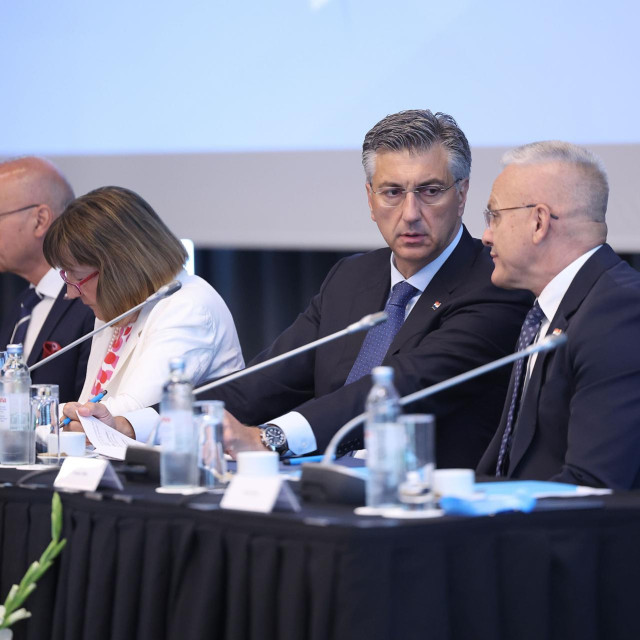 Gordan Grlić Radman, Zdravka Bušć, Andrej Plenković i Zvonko Milas