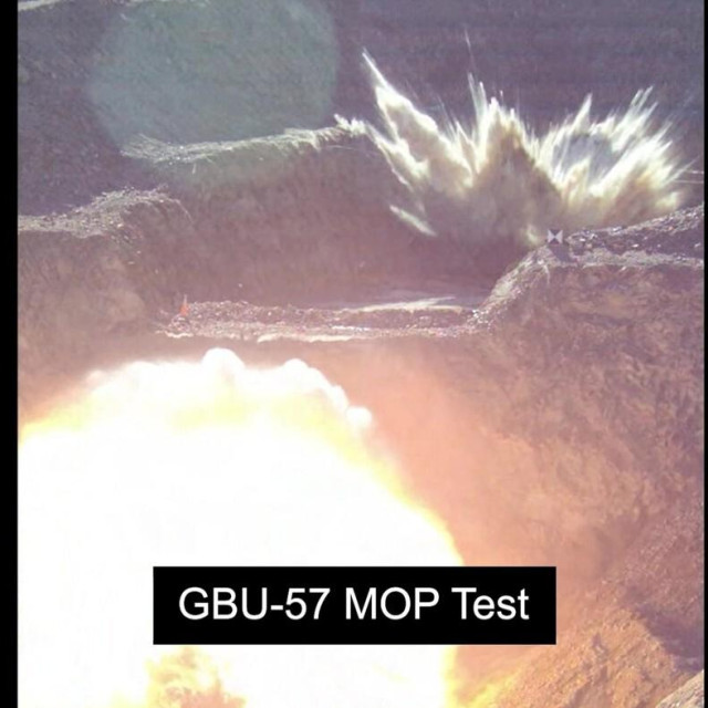 Testiranje tzv. bunker-bombe GBU-57