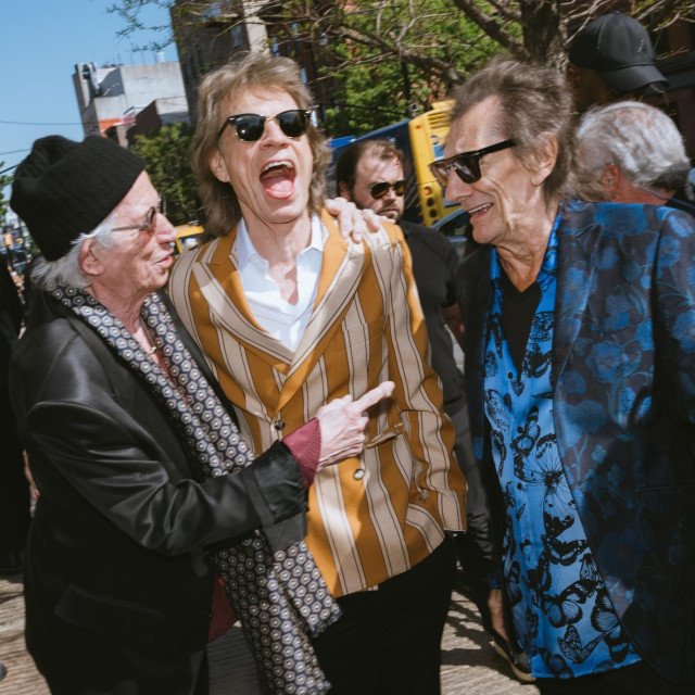 Keith Richards, Mick Jagger i Ronnie Wood